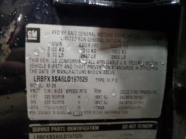 LRBFXBSA6LD197629 - 2020 BUICK ENVISION PREFERRED BLUE photo 13