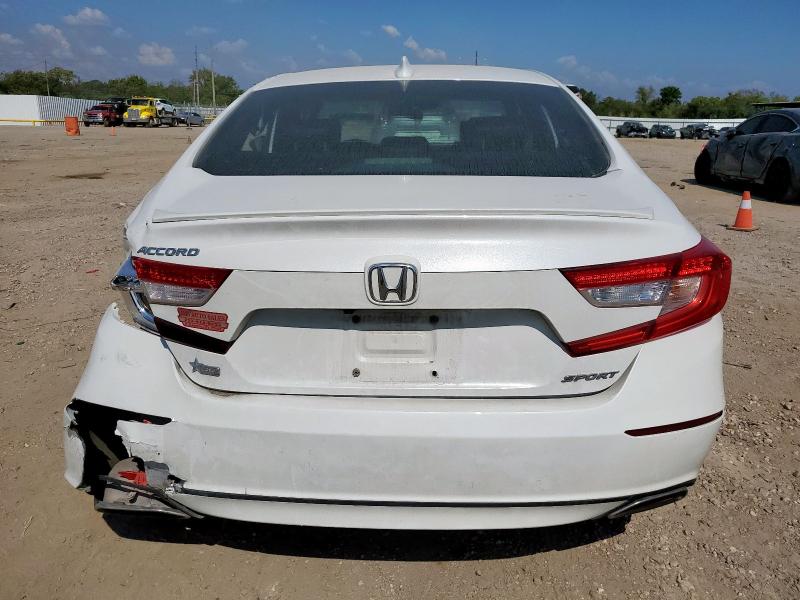 1HGCV1F30KA034170 - 2019 HONDA ACCORD SPORT Blanco foto 6