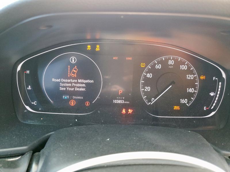 1HGCV1F30KA034170 - 2019 HONDA ACCORD SPORT Blanco foto 9