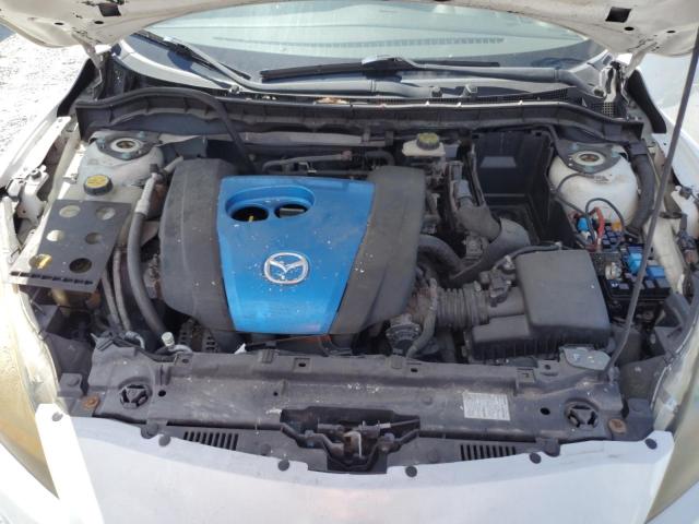 JM1BL1L82C1576470 - 2012 MAZD 3 I WHITE photo 11