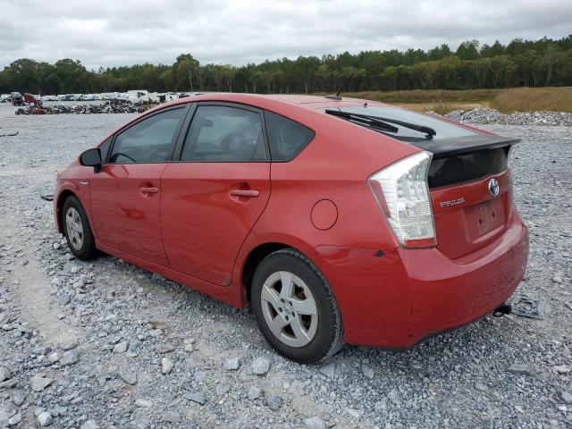 JTDKN3DU6B1378880 - 2011 TOYOTA PRIUS წითელი ფოტო 2