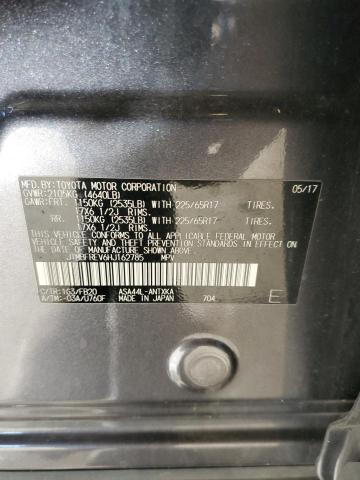 JTMBFREV6HJ162785 - 2017 TOYOTA RAV4 LE Մոխրագույն լուսանկար 13