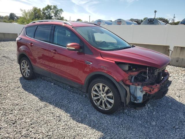 1FMCU9JD3HUE32279 - 2017 FORD ESCAPE TITANIUM RED photo 4