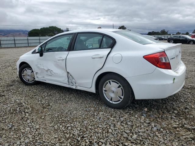 2HGFB2F66CH522435 - 2012 HONDA CIVIC HF WHITE photo 2