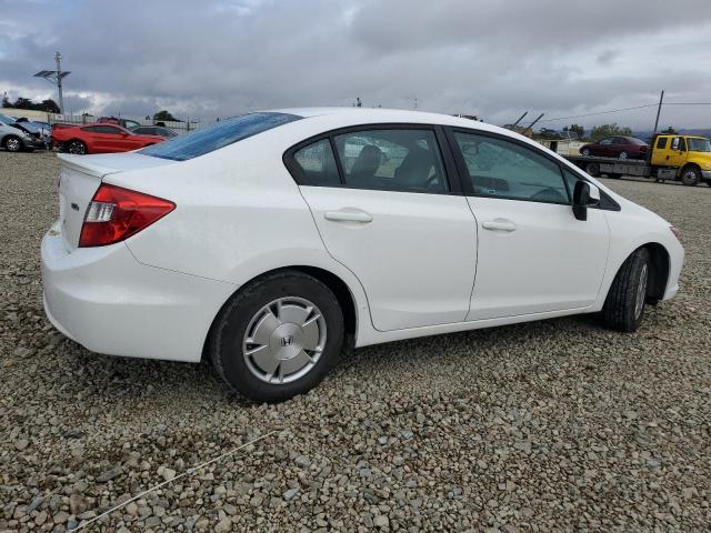 2HGFB2F66CH522435 - 2012 HONDA CIVIC HF WHITE photo 3