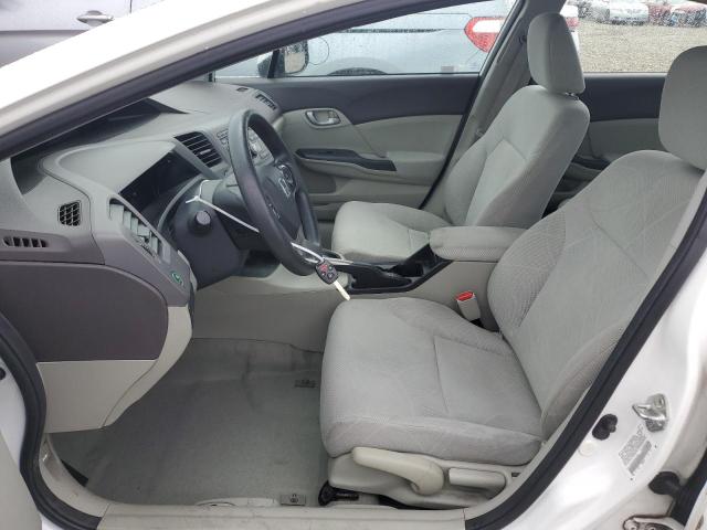 2HGFB2F66CH522435 - 2012 HONDA CIVIC HF WHITE photo 7