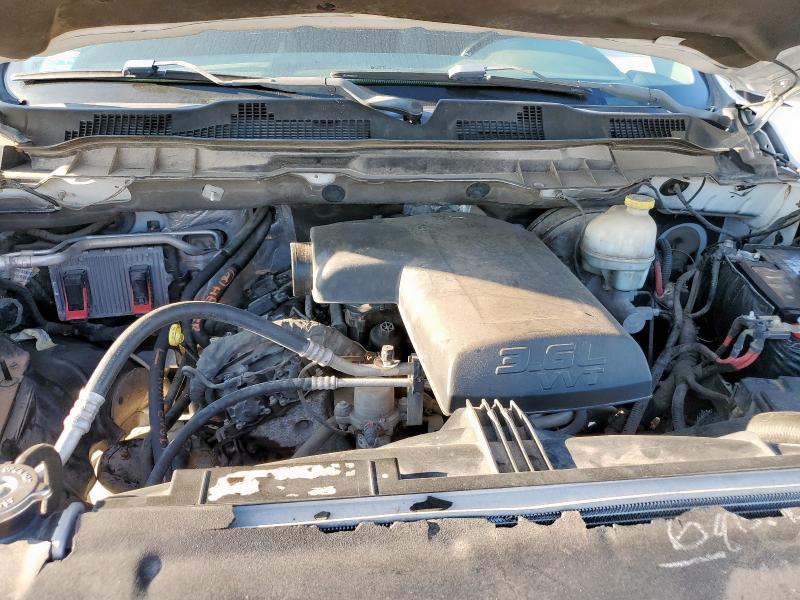 1C6RR7LG1ES111254 - 2014 RAM 1500 SLT WHITE photo 11