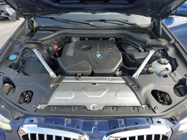 5UXTR9C59JLD64398 - 2018 BMW X3 XDRIVE30I BLUE photo 12