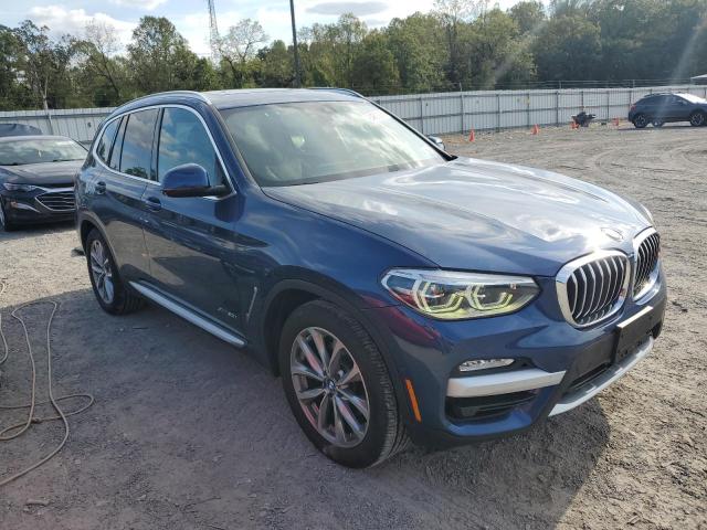 5UXTR9C59JLD64398 - 2018 BMW X3 XDRIVE30I BLUE photo 4