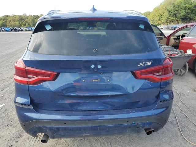 5UXTR9C59JLD64398 - 2018 BMW X3 XDRIVE30I BLUE photo 6