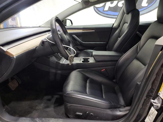 5YJ3E1EA7NF286654 - 2022 TESLA MODEL 3 BLACK photo 7