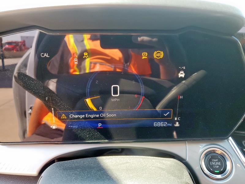 KL77LHEP0SC306852 - 2025 CHEVROLET TRAX 1LT WHITE photo 9