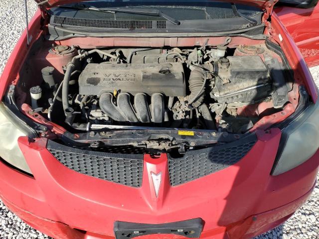 5Y2SL62823Z447712 - 2003 PONTIAC VIBE RED photo 11