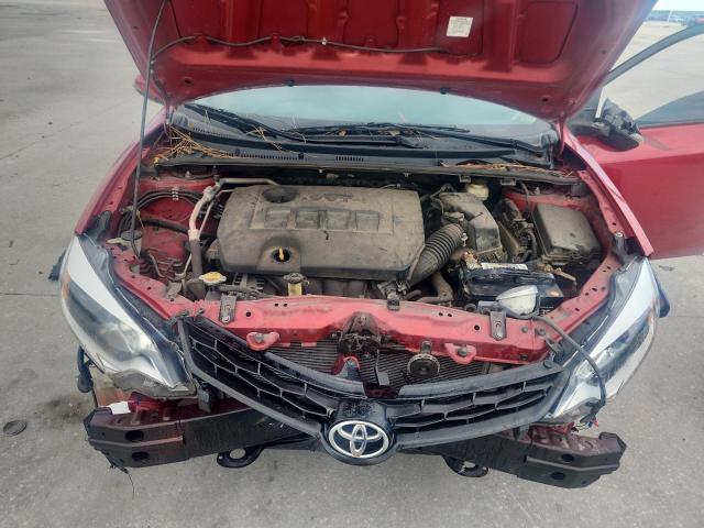 2T1BURHE2GC589988 - 2016 TOYOTA COROLLA L RED photo 11