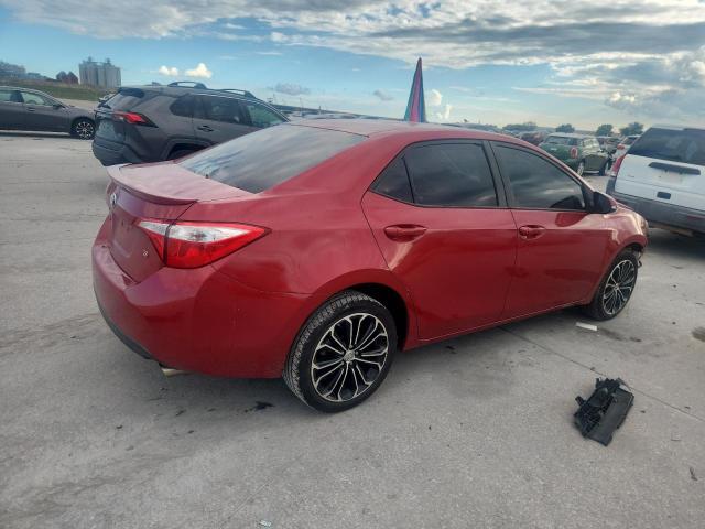 2T1BURHE2GC589988 - 2016 TOYOTA COROLLA L RED photo 3