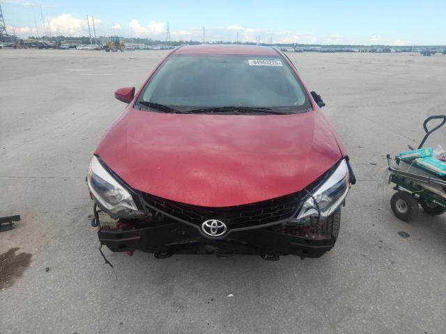 2T1BURHE2GC589988 - 2016 TOYOTA COROLLA L RED photo 5