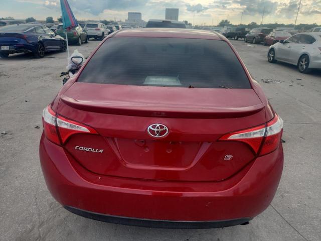 2T1BURHE2GC589988 - 2016 TOYOTA COROLLA L RED photo 6