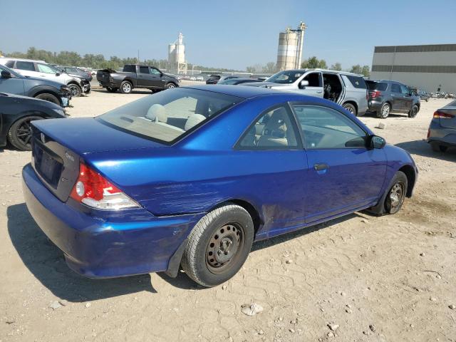 1HGEM22305L062826 - 2005 HONDA CIVIC DX VP Синий фото 3
