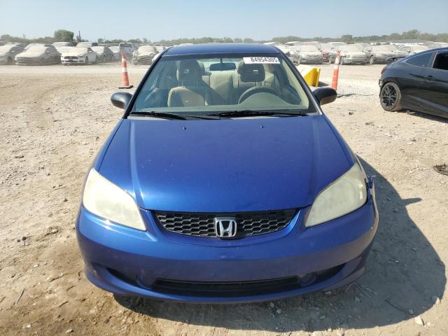 1HGEM22305L062826 - 2005 HONDA CIVIC DX VP Синий фото 5