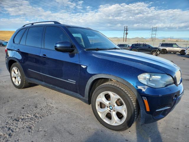 5UXZV8C51CL422973 - 2012 BMW X5 XDRIVE50I BLUE photo 4