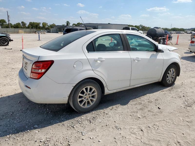 1G1JD5SH0H4124081 - 2017 CHEVROLET SONIC LT WHITE photo 3