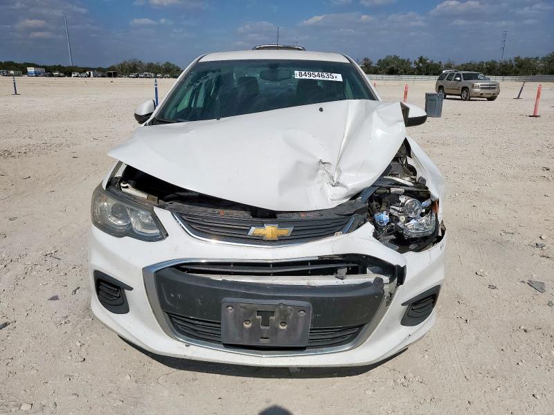 1G1JD5SH0H4124081 - 2017 CHEVROLET SONIC LT WHITE photo 5