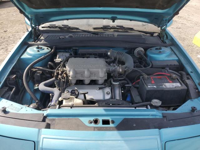 1C3XU4539NF258037 - 1992 CHRYSLER LEBARON Türkis Foto 11