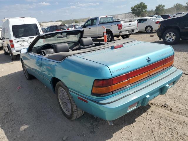 1C3XU4539NF258037 - 1992 CHRYSLER LEBARON Türkis Foto 2