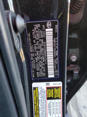 4T1C31AK9MU025628 - 2021 TOYOTA CAMRY LE BLACK photo 12