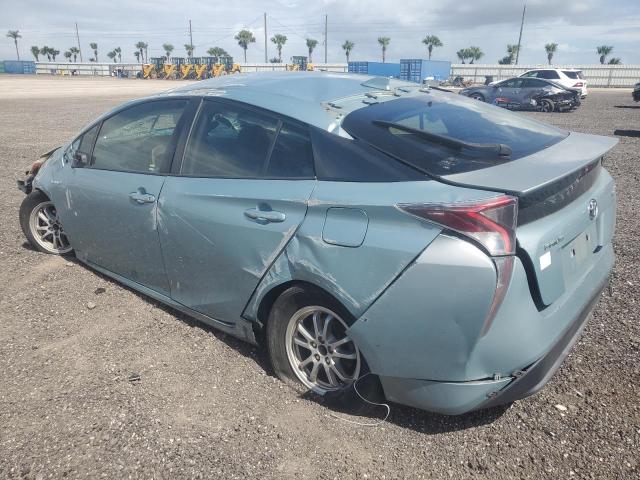 JTDKBRFU9H3036071 - 2017 TOYOTA PRIUS TURQUOISE photo 2