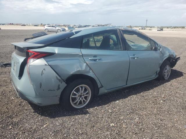 JTDKBRFU9H3036071 - 2017 TOYOTA PRIUS TURQUOISE photo 3