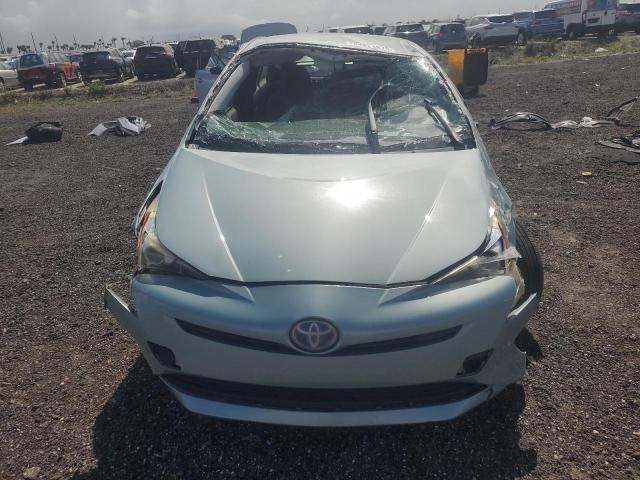 JTDKBRFU9H3036071 - 2017 TOYOTA PRIUS TURQUOISE photo 5
