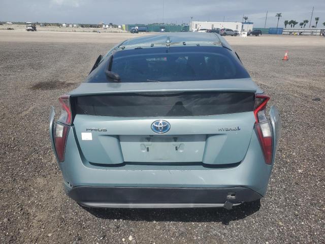 JTDKBRFU9H3036071 - 2017 TOYOTA PRIUS TURQUOISE photo 6