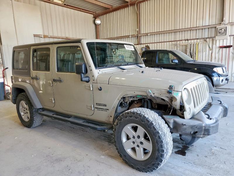 1C4BJWDG6HL747614 - 2017 JEEP WRANGLER U SPORT رمادي صورة 4