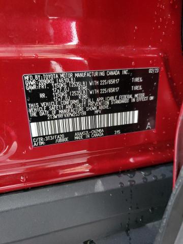 2T3W1RFVXPW253198 - 2023 TOYOTA RAV4 XLE წითელი ფოტო 13