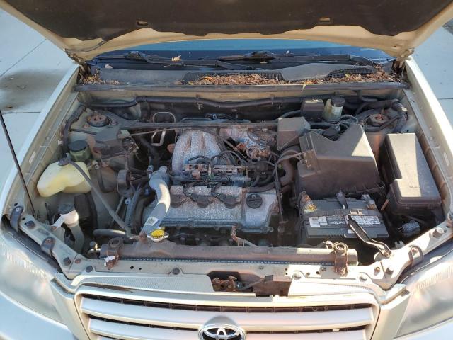 JTEHF21AX10021004 - 2001 TOYOTA HIGHLANDER BEIGE photo 12