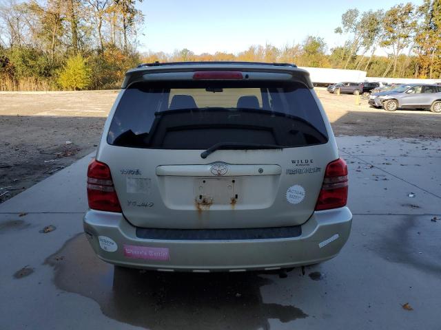 JTEHF21AX10021004 - 2001 TOYOTA HIGHLANDER BEIGE photo 6