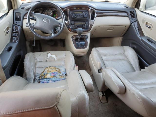 JTEHF21AX10021004 - 2001 TOYOTA HIGHLANDER BEIGE photo 8