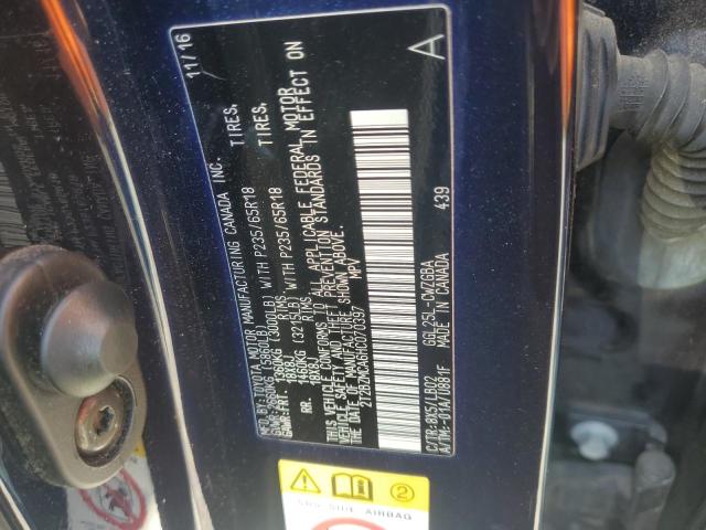 2T2BZMCA6HC070397 - 2017 LEXUS RX 350 BASE 蓝色 照片 13