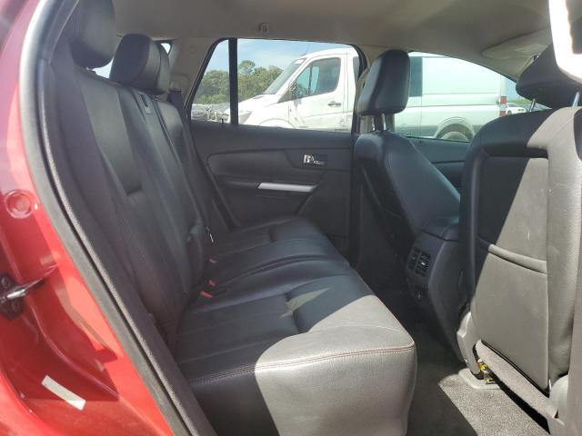 2FMDK3JC6BBB20596 - 2011 FORD EDGE SEL წითელი ფოტო 11