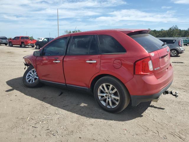 2FMDK3JC6BBB20596 - 2011 FORD EDGE SEL წითელი ფოტო 2