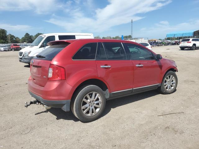 2FMDK3JC6BBB20596 - 2011 FORD EDGE SEL წითელი ფოტო 3