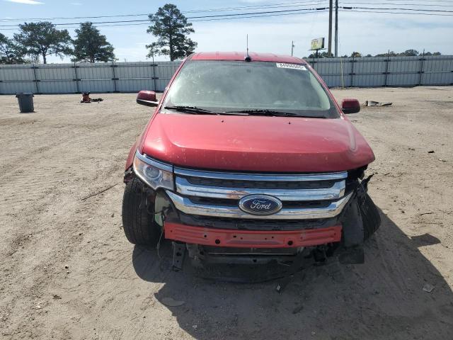 2FMDK3JC6BBB20596 - 2011 FORD EDGE SEL წითელი ფოტო 5