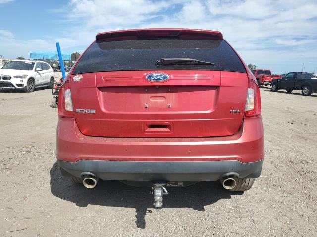 2FMDK3JC6BBB20596 - 2011 FORD EDGE SEL წითელი ფოტო 6