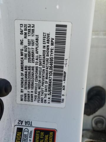 5J6RM4H71DL064695 - 2013 HONDA CR-V EXL Ağ foto 13