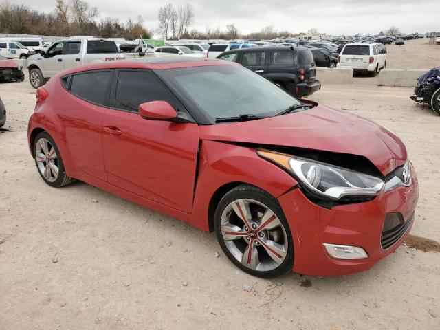KMHTC6AD5HU314638 - 2017 HYUNDAI VELOSTER RED photo 4