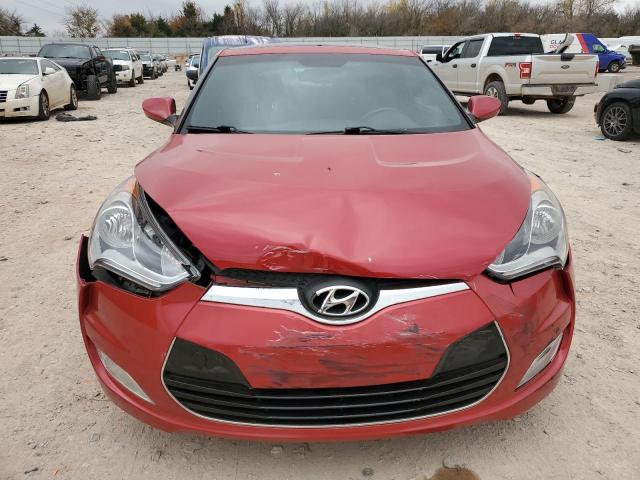 KMHTC6AD5HU314638 - 2017 HYUNDAI VELOSTER RED photo 5