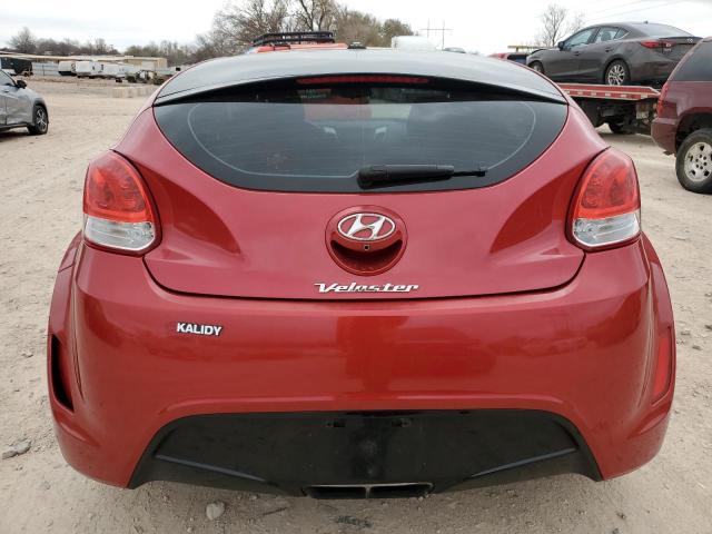 KMHTC6AD5HU314638 - 2017 HYUNDAI VELOSTER RED photo 6