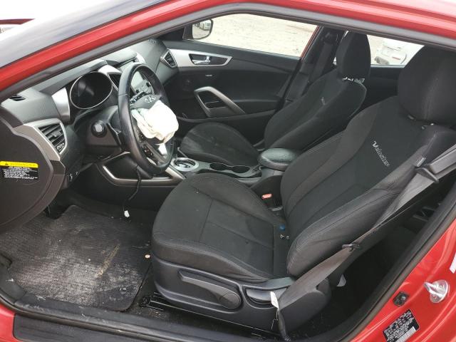 KMHTC6AD5HU314638 - 2017 HYUNDAI VELOSTER RED photo 7
