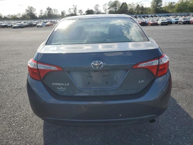 2T1BURHE7GC563953 - 2016 TOYOTA COROLLA L BLUE photo 6